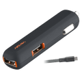 Ventev 24W ULTRAFAST USB-A Dual Mini Car Charger and USB-A to Micro-USB Cable by Ventev