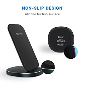 Contixo W3 Fast Wireless Charging Stand, Qi Compatible for Smartphones by Contixo
