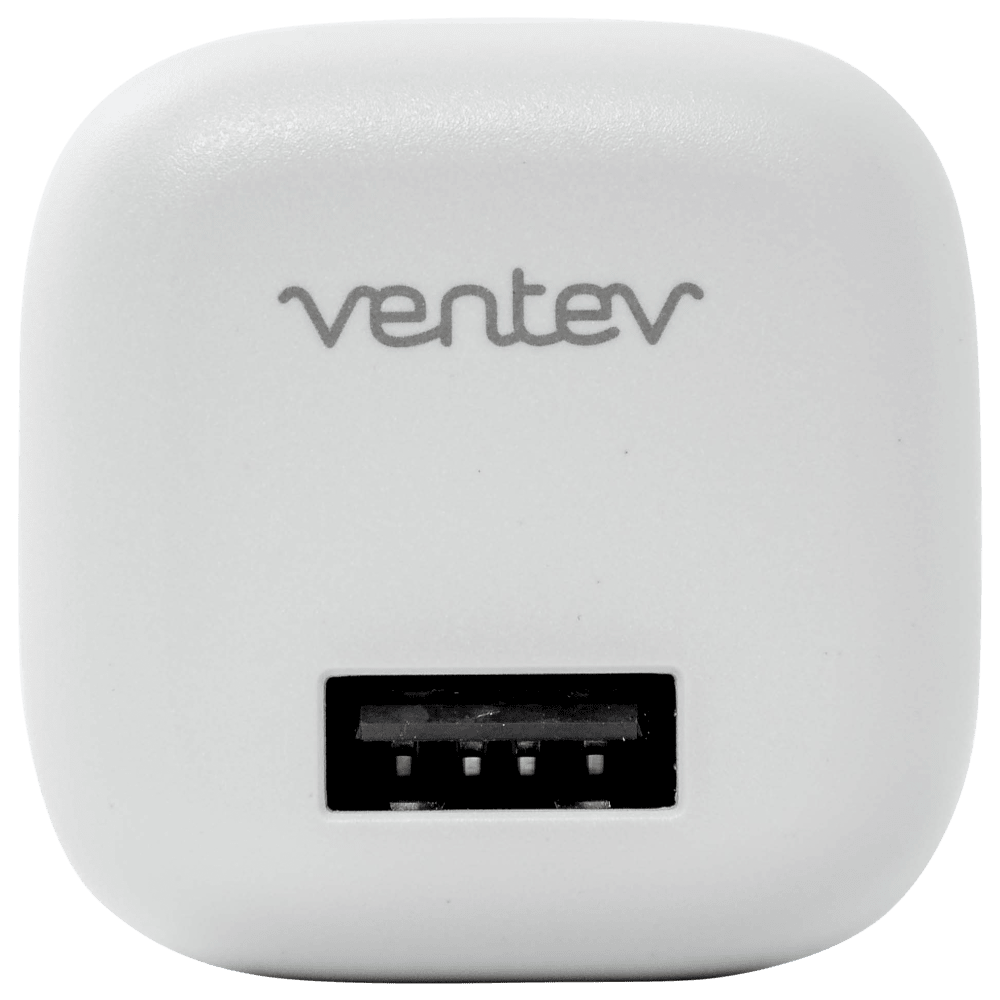 Ventev 12W USB-A Universal Mini Wall Charger and USB-A to Apple Lightning Cable by Ventev