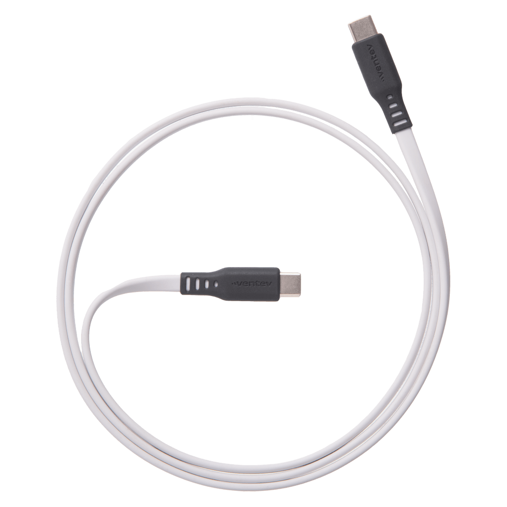 Ventev 20W ULTRAFAST USB-C Universal Mini Wall Charger and USB-C to USB-C High Speed Cable by Ventev