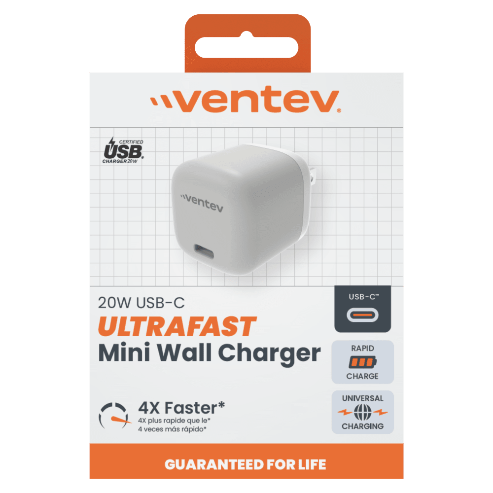 Ventev 20W ULTRAFAST USB C Universal Car Charger by Ventev