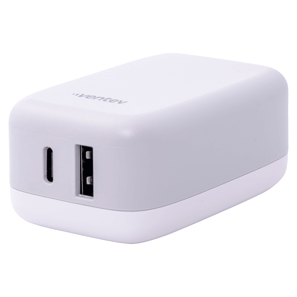 Ventev 27W ULTRAFAST USB C and USB A Dual Universal Wall Charger