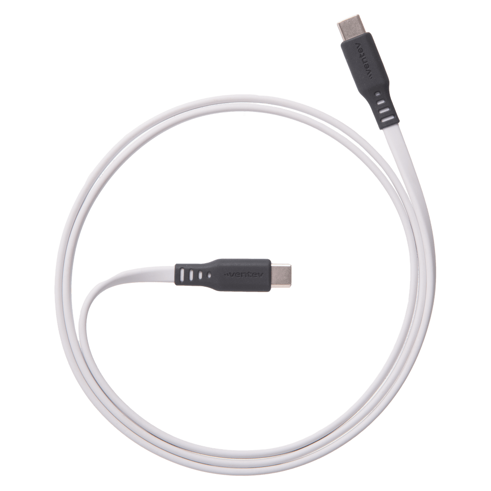 Ventev 30W ULTRAFAST USB-C Mini GaN Wall Charger and USB-C to USB-C Cable by Ventev