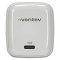 Ventev 45W ULTRAFAST USB-C Universal GaN Mini Wall Charger and 240W USB-C to USB-C Cable by Ventev