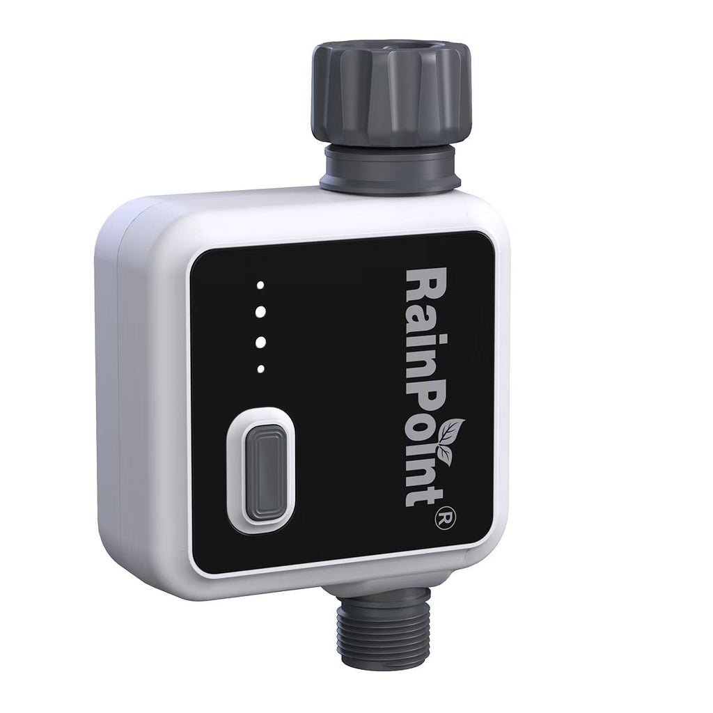 RAINPOINT Wireless Smart Water Timer for Garden Hose with Hub, Outdoor Sprinkler Irrigation, Rain Delay, APP Remote Control, WiFi Valve for Faucet Automatic Schedules Lawn,Backyard,Pool by BALDR Electronic