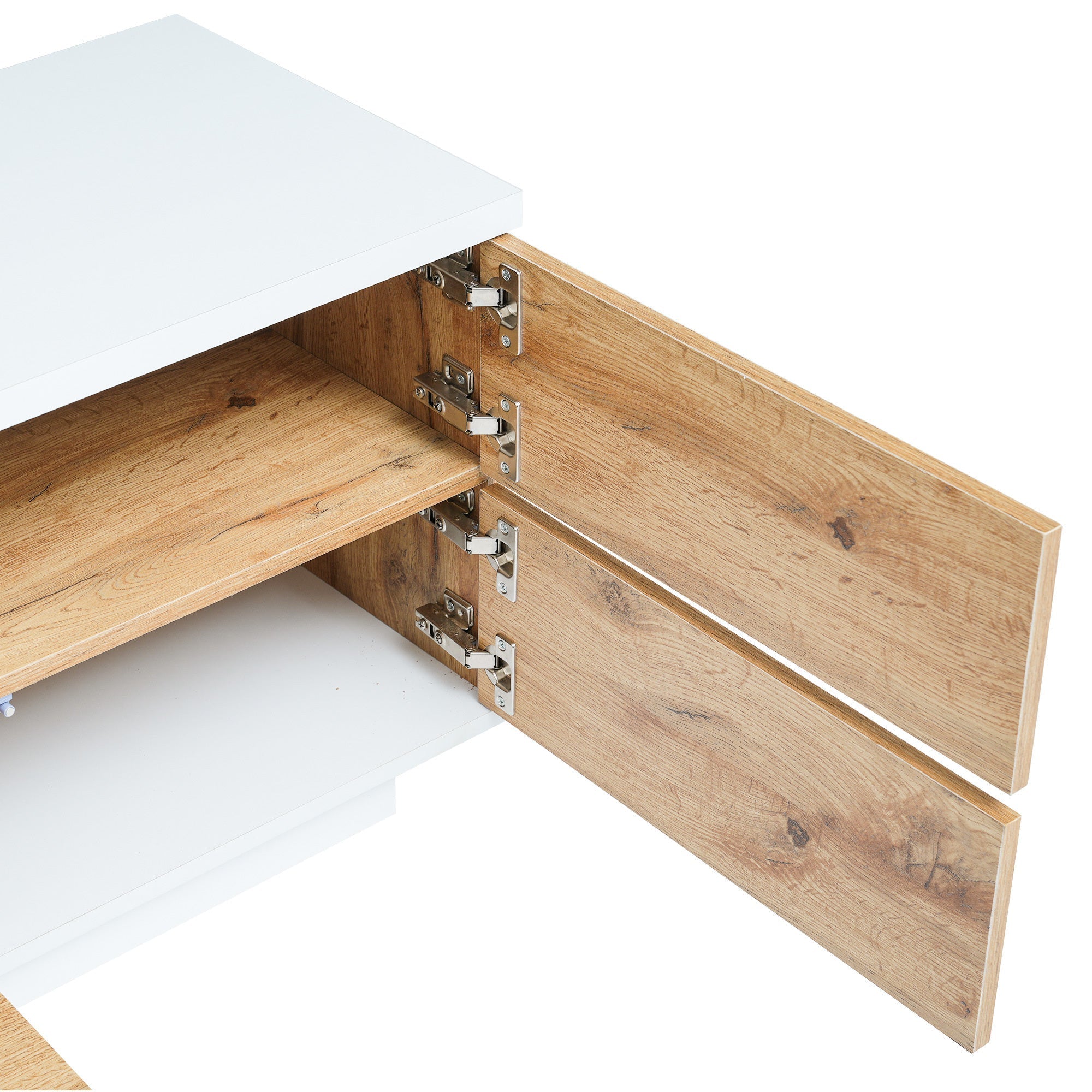 Modern TV Stand With Multi-Functional Storage