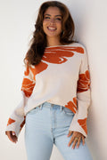 Beth Wide Sleeve Baggy Sweater by Threaded Pear