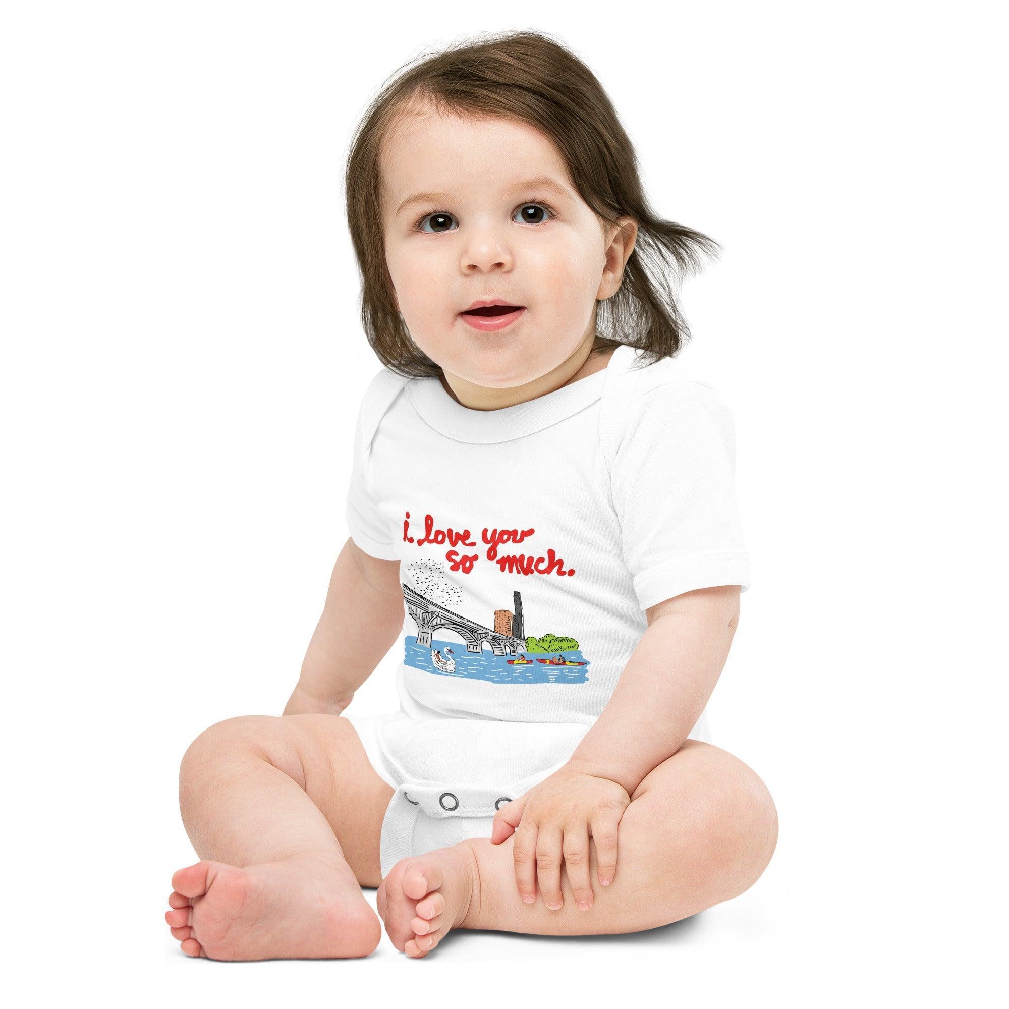 Austin City I Love You So Much Baby Onesie One Piece