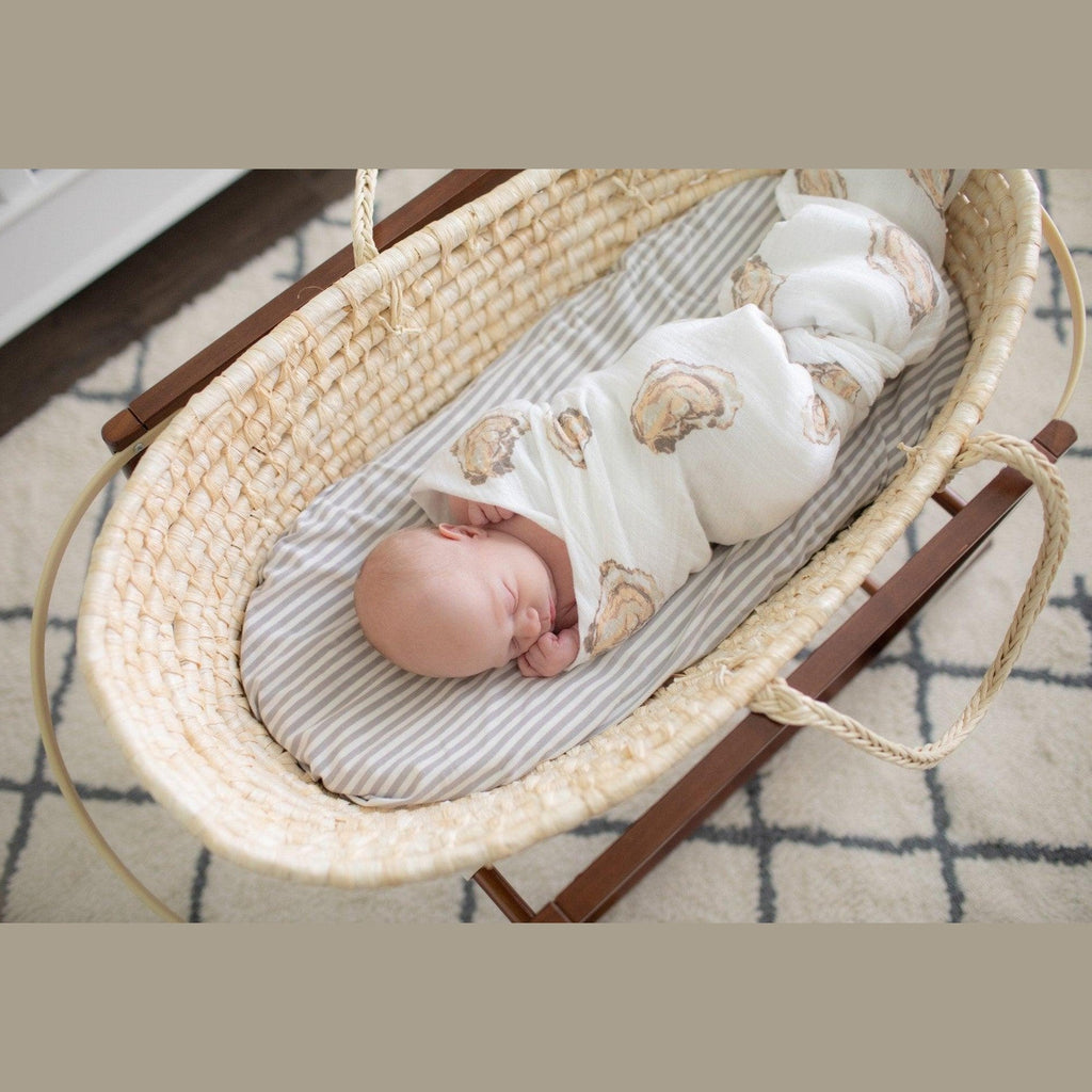 Aw, Shucks! Oyster Baby Muslin Swaddle Blanket