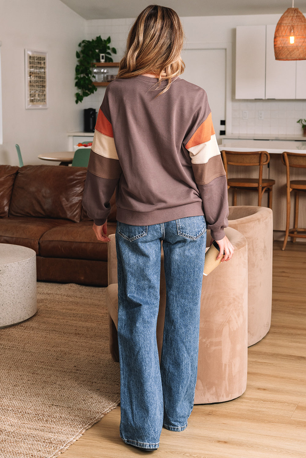 Piper Pullover Casual Sweatshirt - Threaded Pear