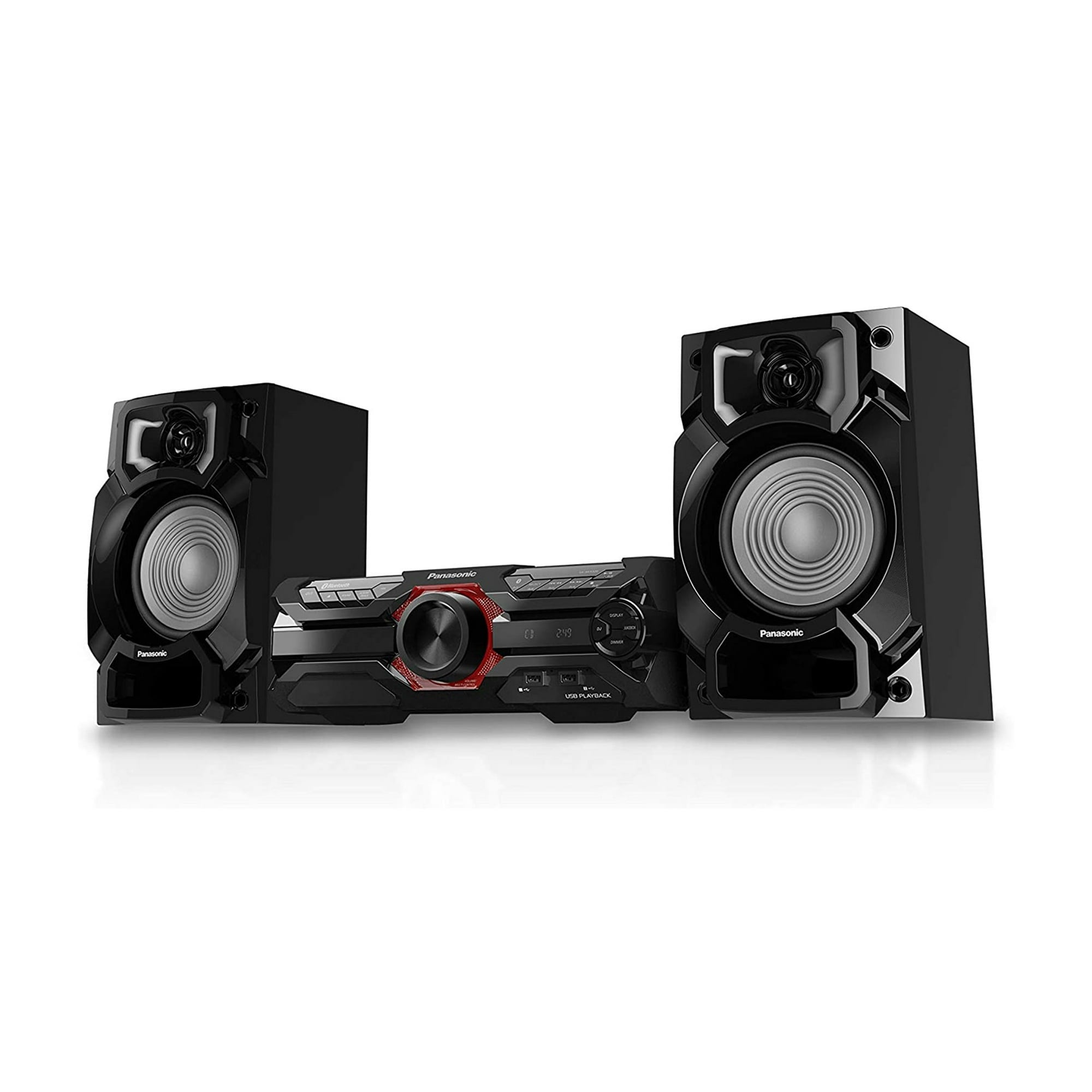 Panasonic 450W High Power Mini Audio System Stereo System in Black (Certified Refurbished)