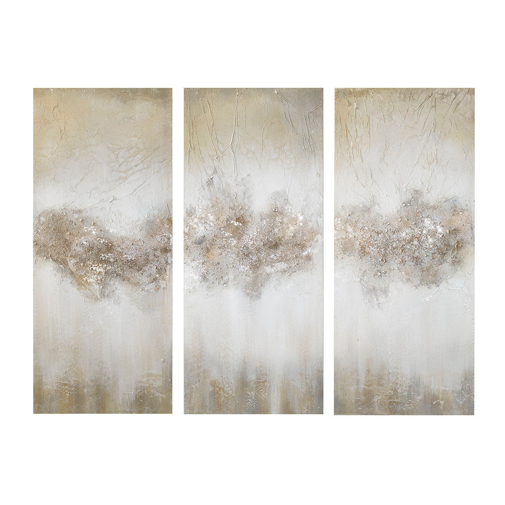 Heavily Embellished 3-Piece Canvas Wall Art Set