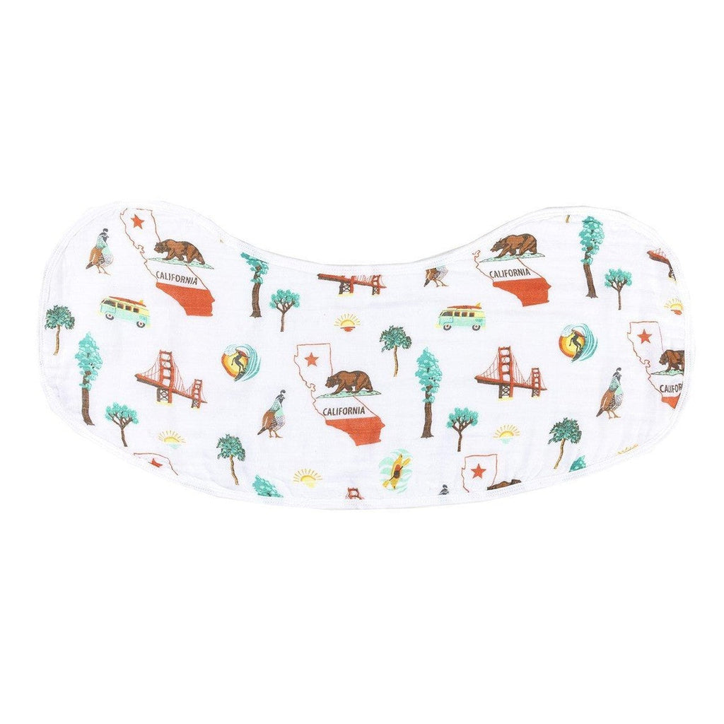 Baby Burp Cloth & Bib Combo: California Baby