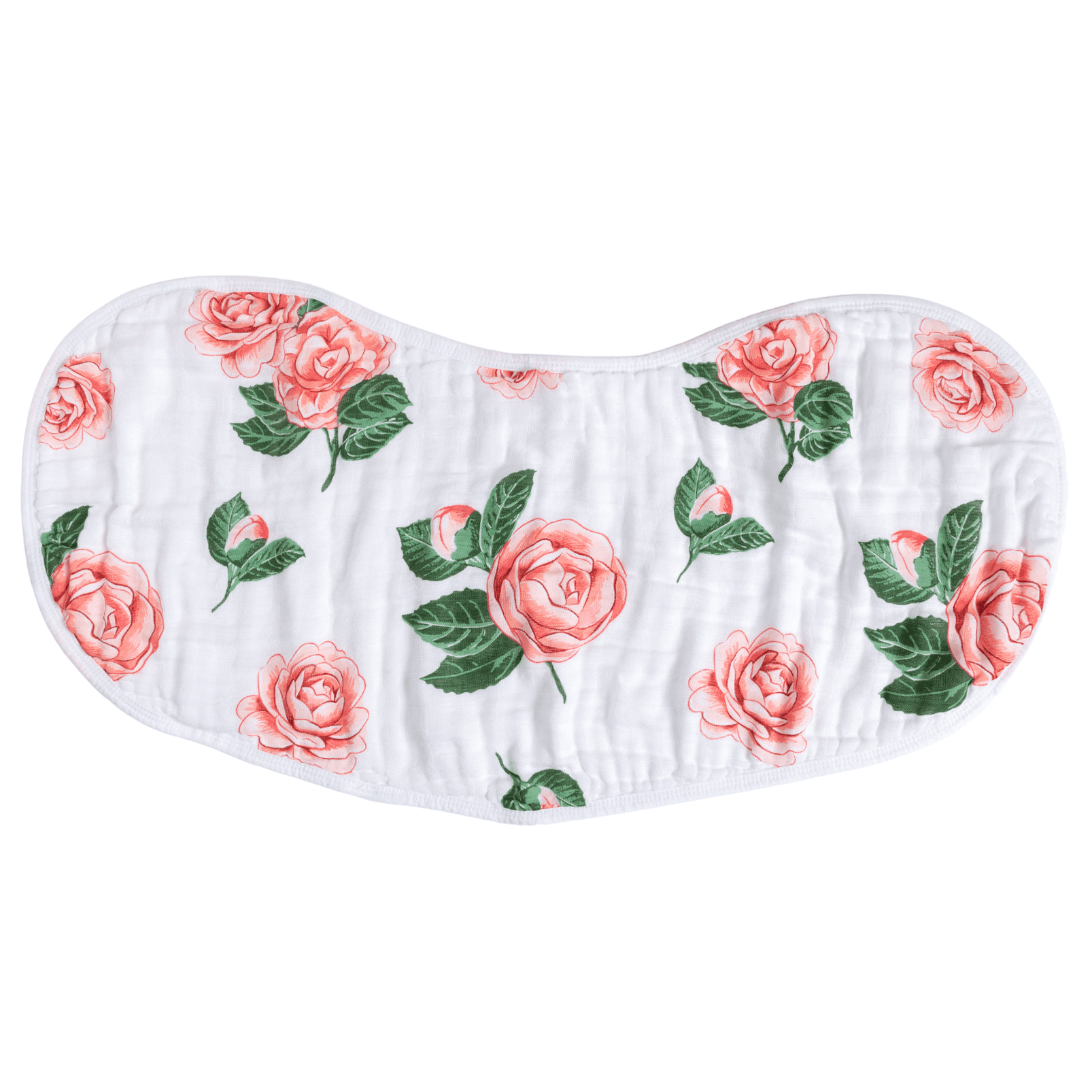 Baby Burp Cloth & Bib Combo: Camellia