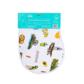Baby Burp Cloth & Bib Combo: Los Angeles Baby