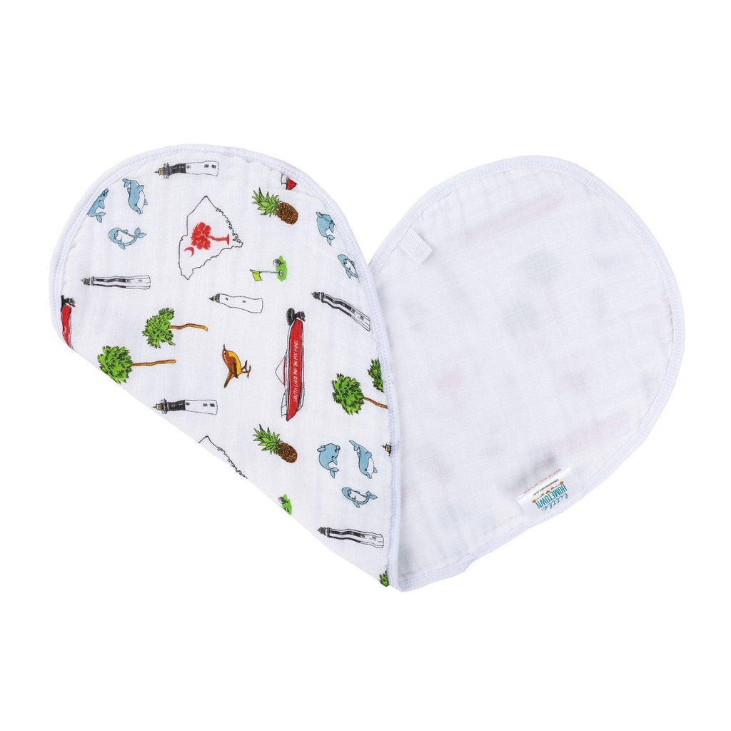 Baby Burp Cloth & Bib Combo: South Carolina Boy