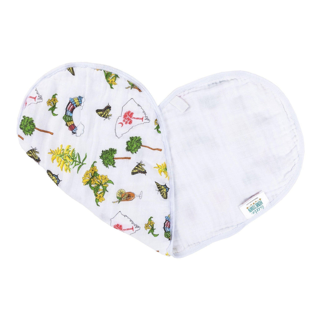Baby Burp Cloth & Bib Combo: South Carolina Girl