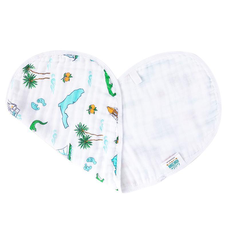 Baby Burp Cloth and Wraparound Bib Florida Baby