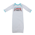 Baby Gown (0-3 Months): Snakes and Snails and Crawfish Tails