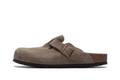 Boston Soft Footbed Suede Leather Unisex