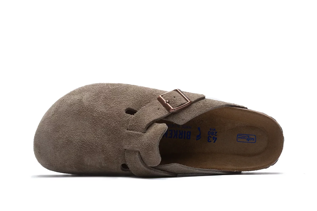 Boston Soft Footbed Suede Leather Unisex
