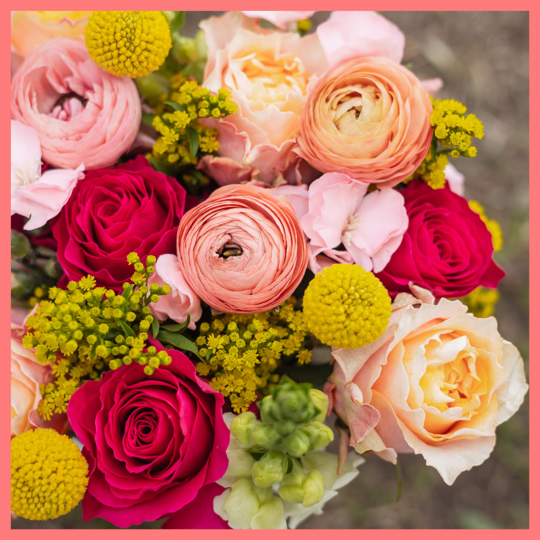 Birthday Wish Flower Bouquet - Premier Size (Vase Included)