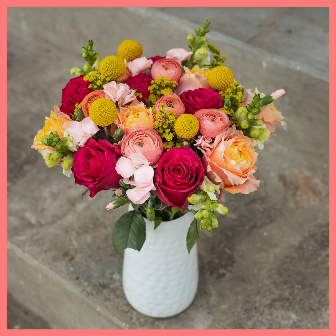 Birthday Wish Flower Bouquet - Premier Size (Vase Included)