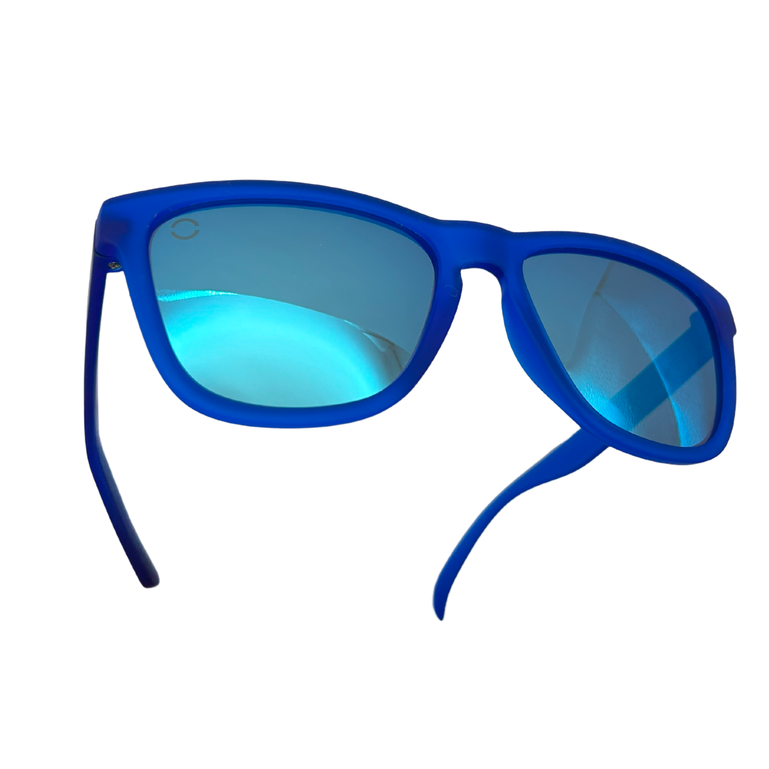 Polarized Blue Sunglasses with Royal Blue Frame