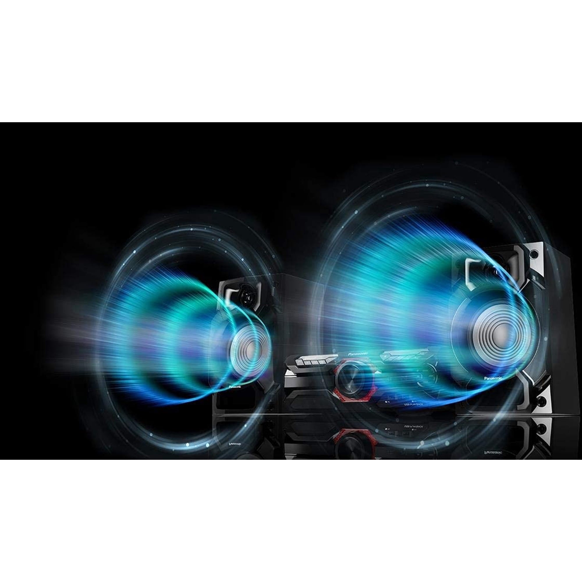 Panasonic Refurbished 450W High Power Mini Audio System Stereo System Black