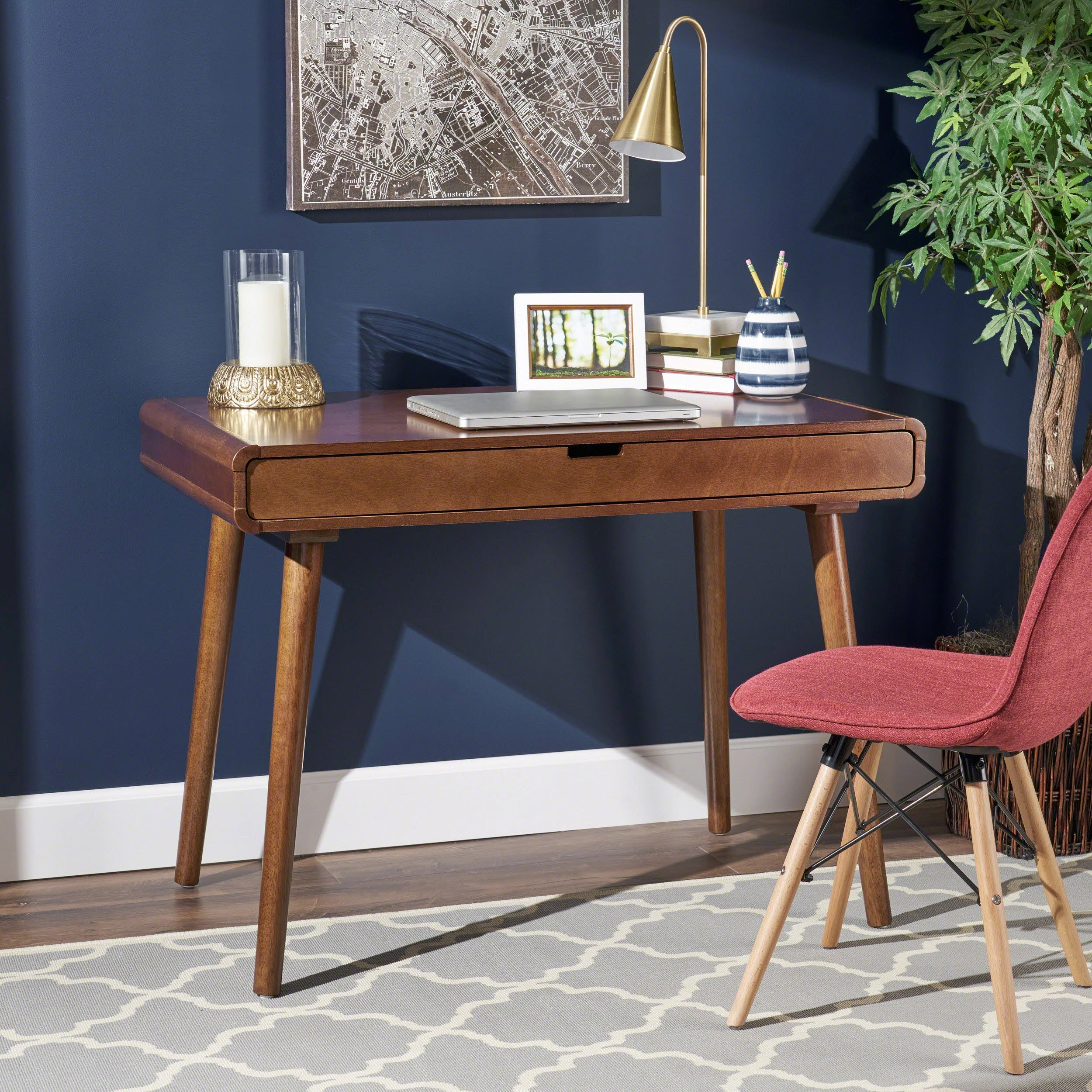 Solid Wood Classic Office Desk