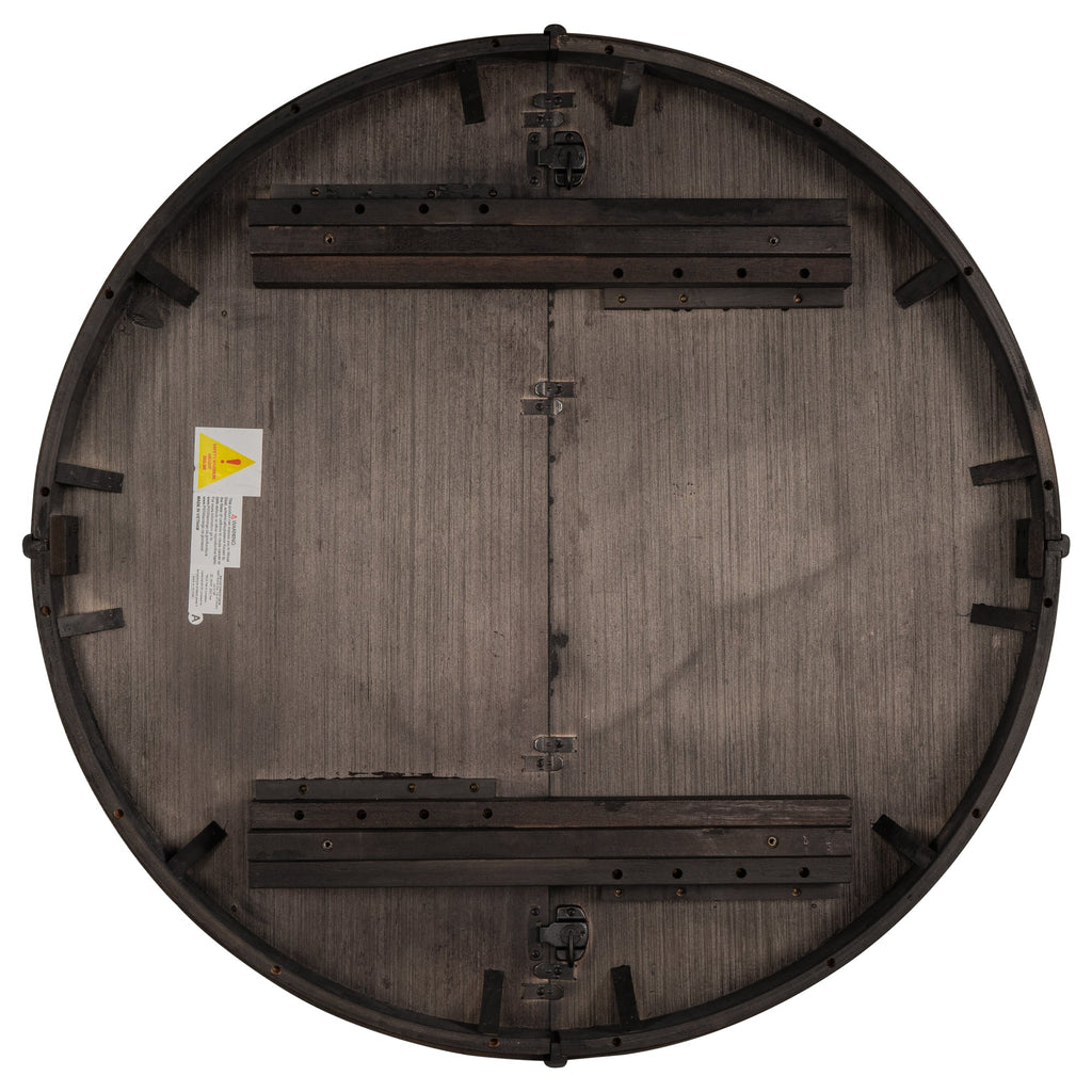Farmhouse Round Extendable Dining Table