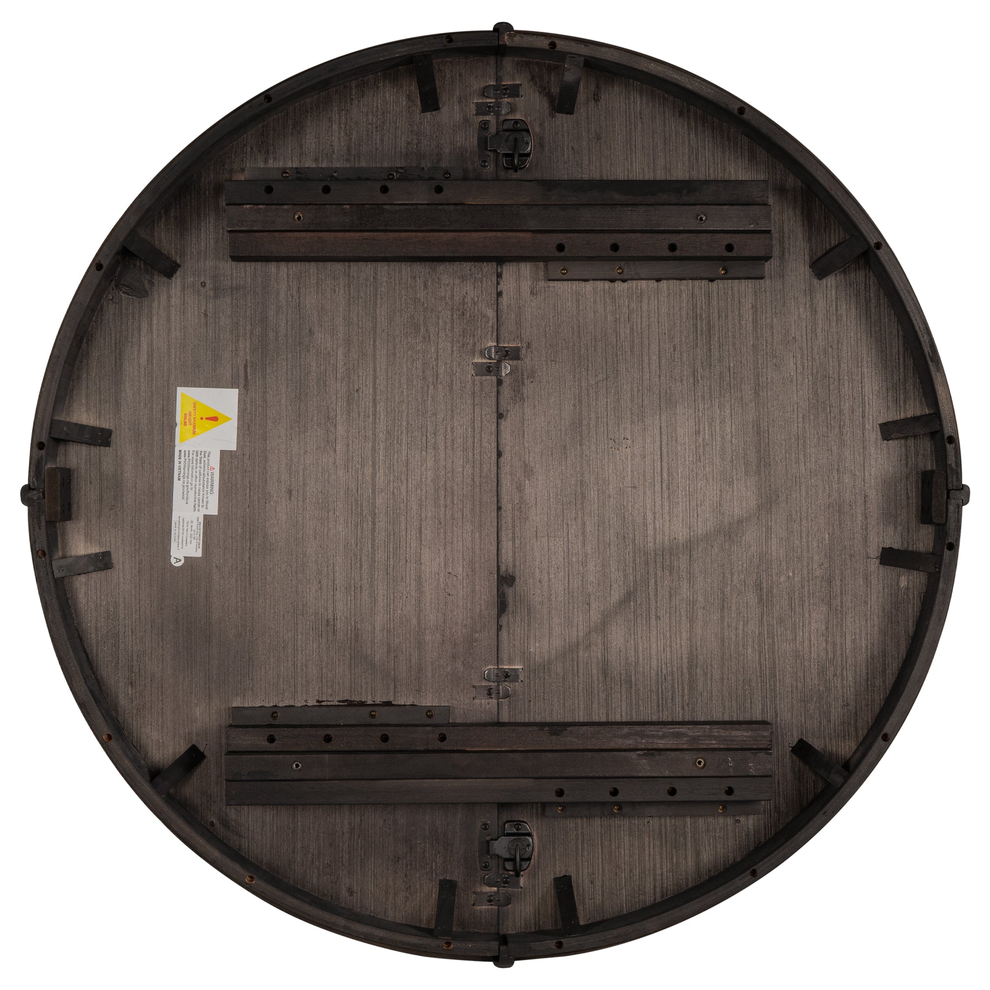 Farmhouse Round Extendable Dining Table