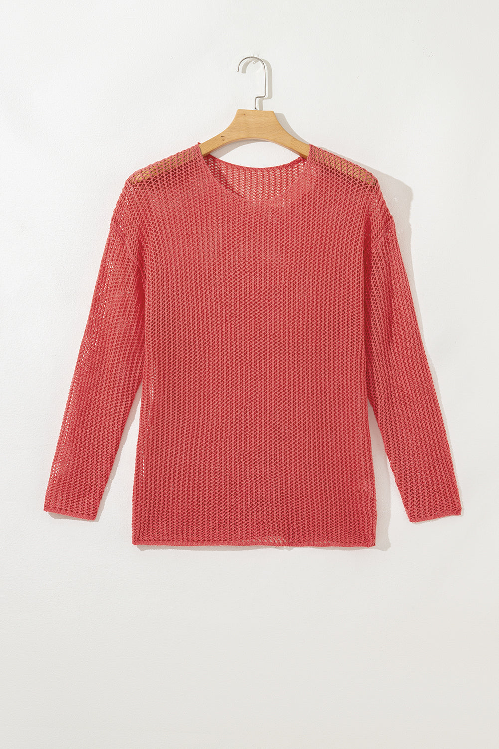Hadley Crochet Hollow-out Sweater - Threaded Pear