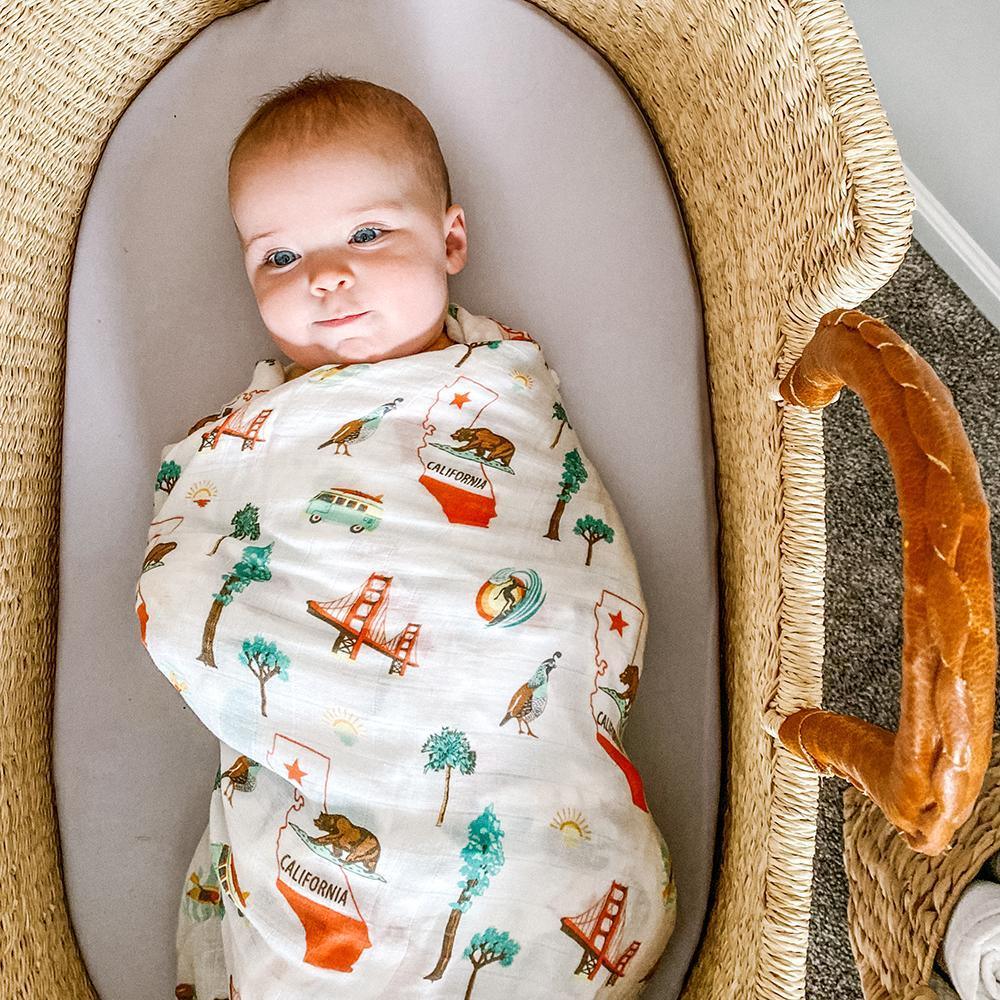 California Baby Muslin Swaddle Blanket