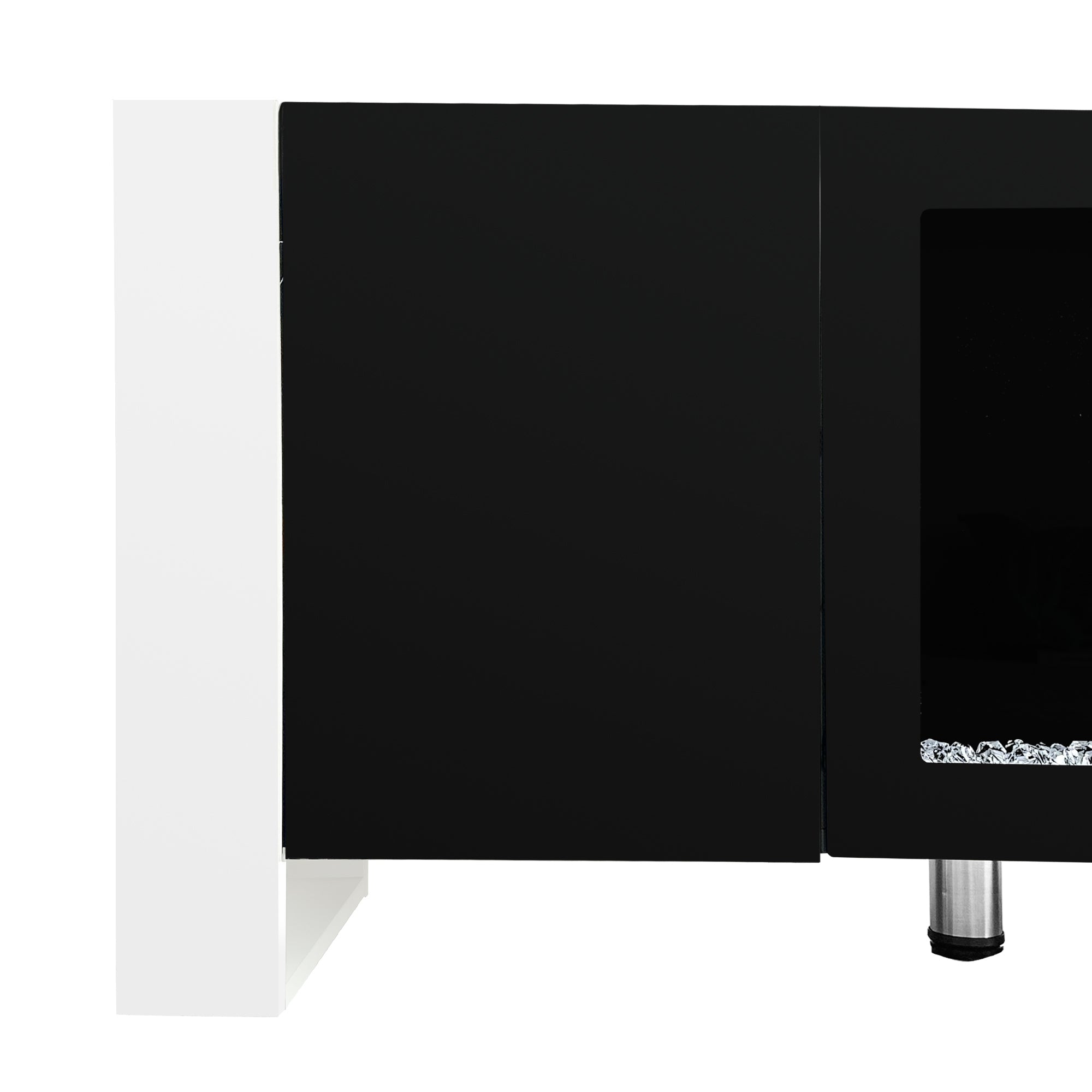 Modern TV Stand With 34.2' Non-Heating Electric Fireplace