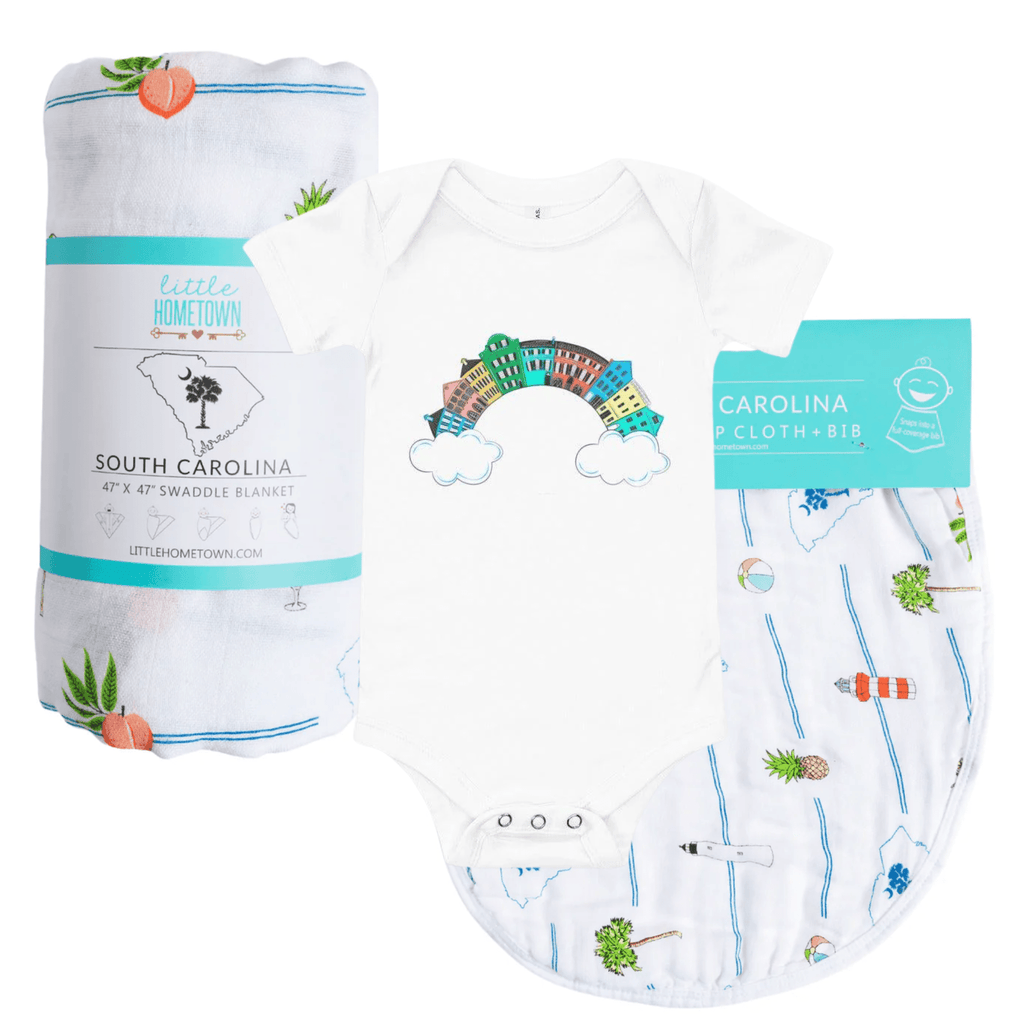 Charleston Rainbow – South Carolina – Baby Gift Bundle