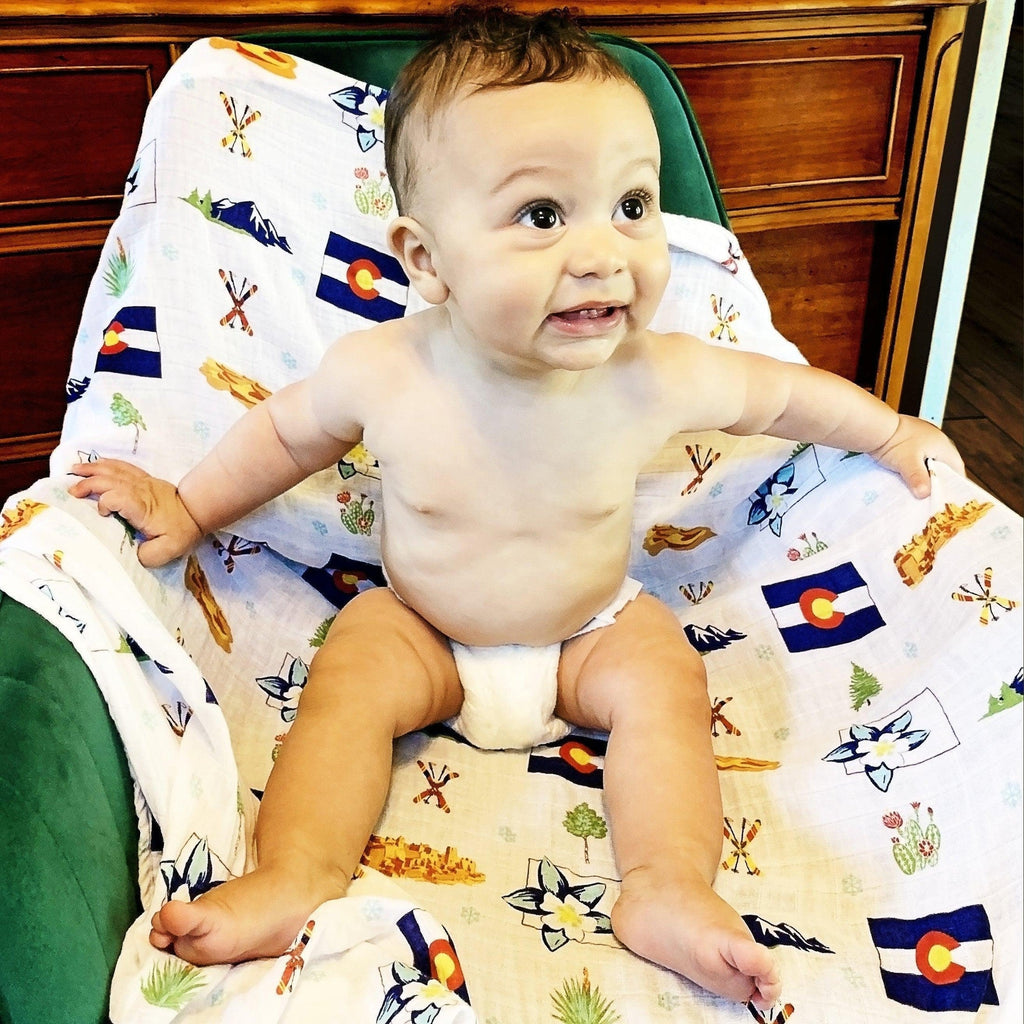 Colorado Baby Muslin Swaddle Blanket