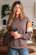 Piper Pullover Casual Sweatshirt - Threaded Pear