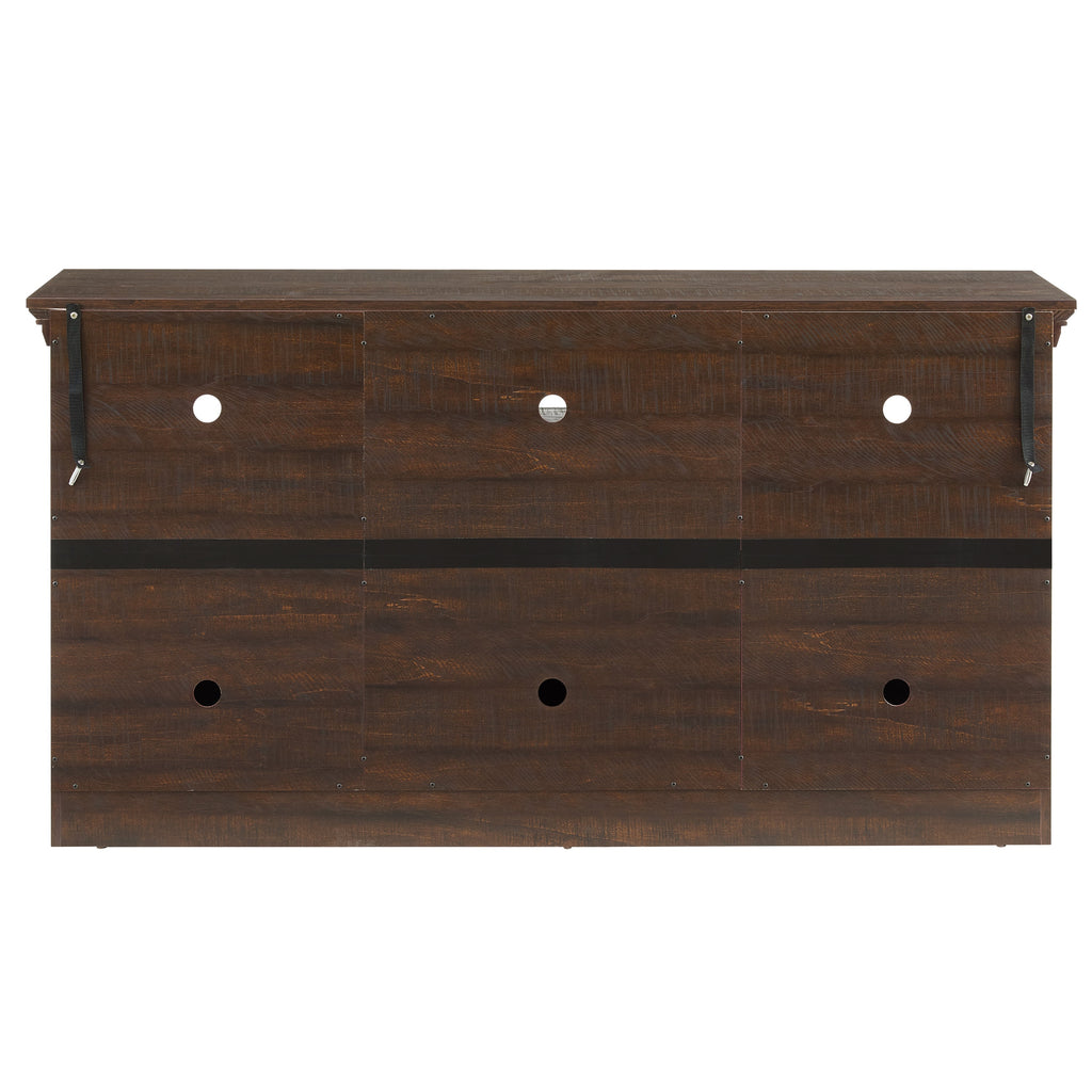 2 Doors Cabinet Farmhouse TV Stand With 18' Fireplace Insert