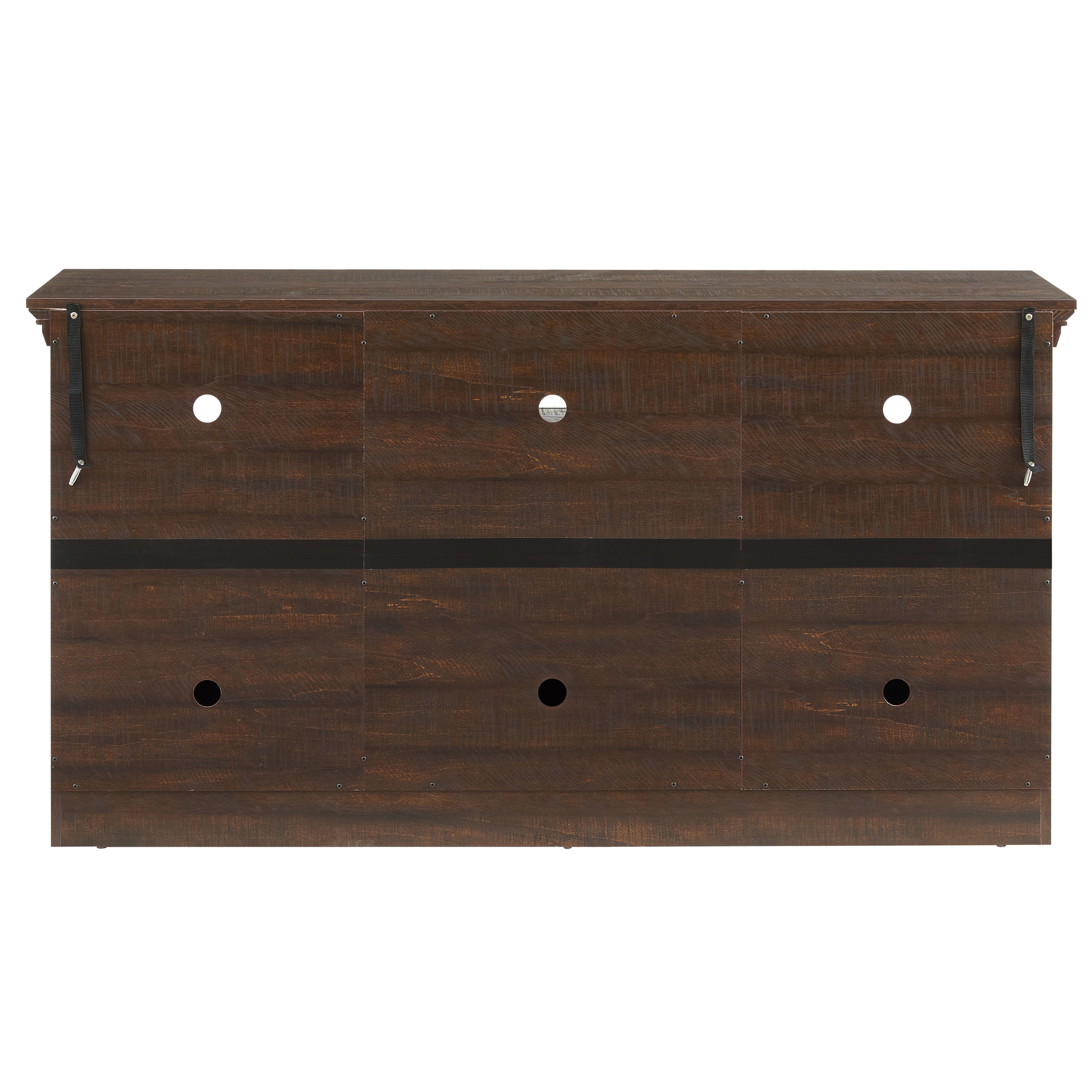 2 Doors Cabinet Farmhouse TV Stand With 18' Fireplace Insert