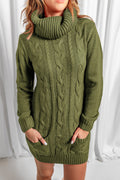 Isabella Cowl Cable Knit Sweater by Threaded Pear