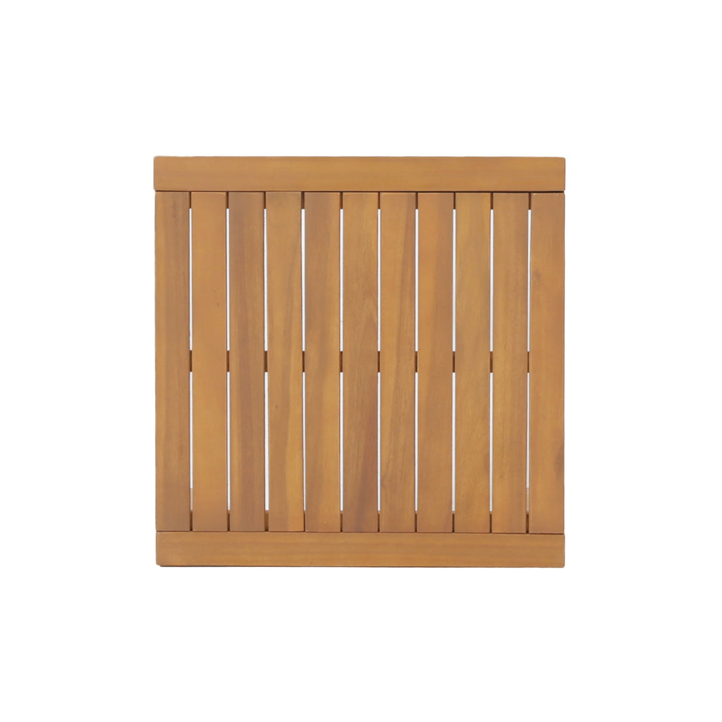 3 Pieces Acacia Wood Outdoor Minimalist Set