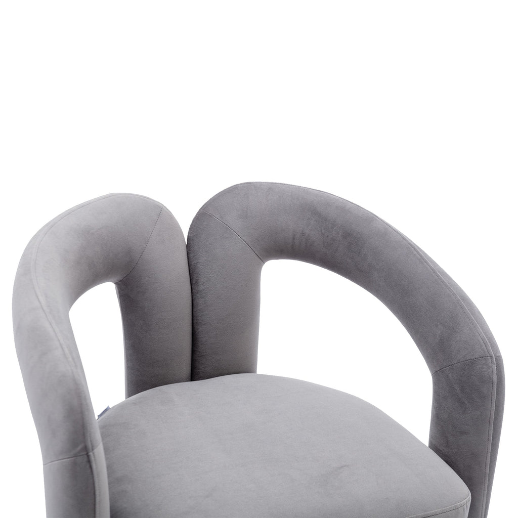 Set of 2 Contemporary Upholstered Accent Chair