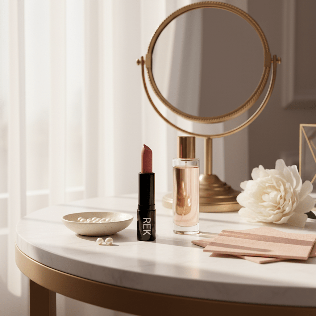 Cream Lipstick Collection | REK Cosmetics | Creamy Satin Finish, Longwear Formula