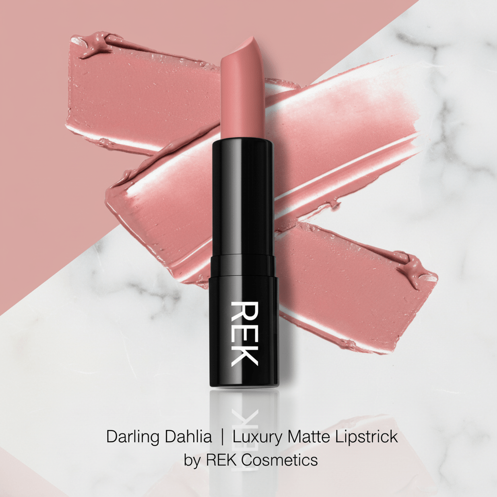 Cream Lipstick Collection | REK Cosmetics | Creamy Satin Finish, Longwear Formula