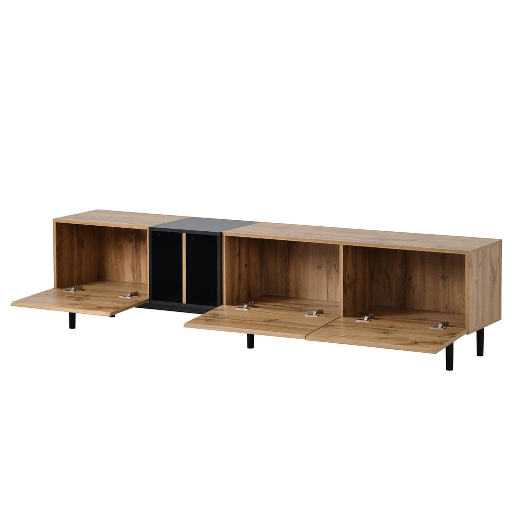 Modern Natural Wood Color TV Stand