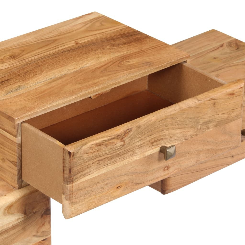Solid Acacia Wood TV Cabinet 42.5"x11.8"x19.2"