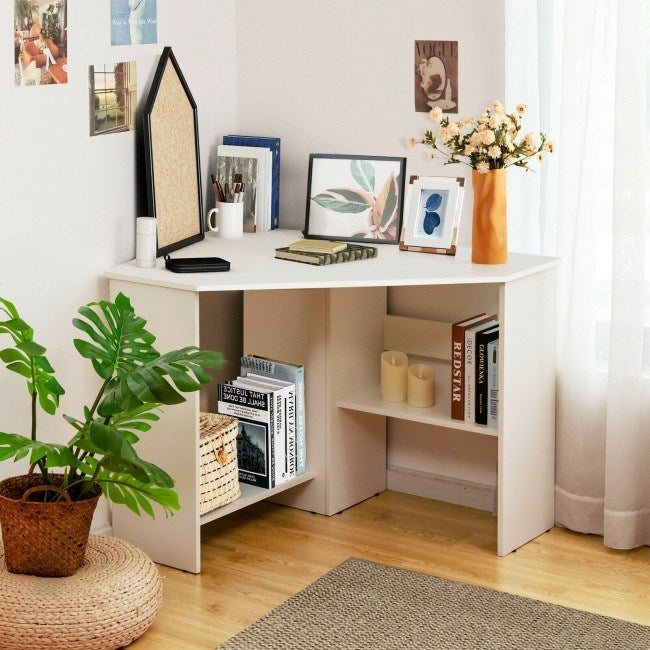 Triangle Corner Computer Desk