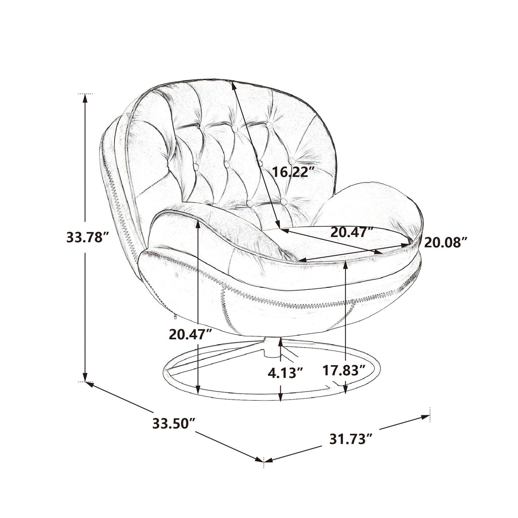 Accent Living Room TV Chair Sofa