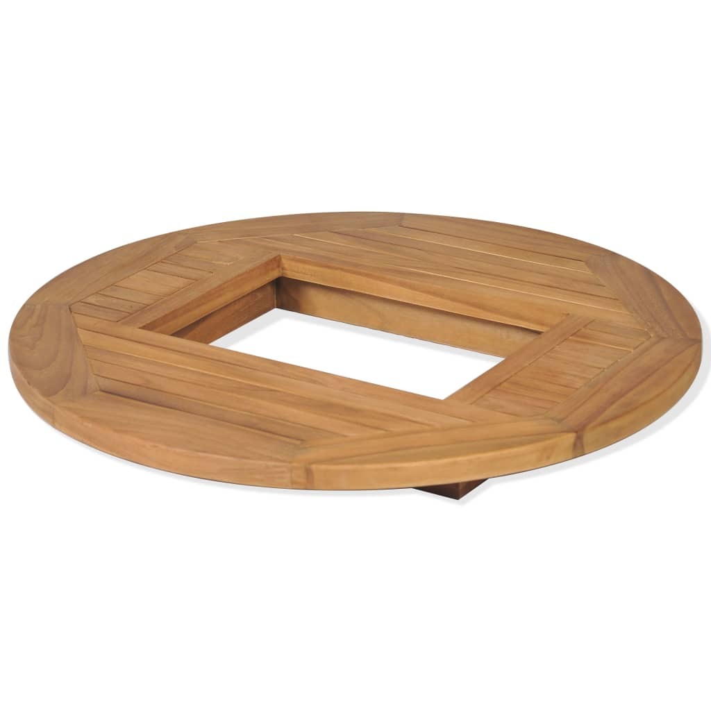 Beer Crate Tabletop Teak 27.6"